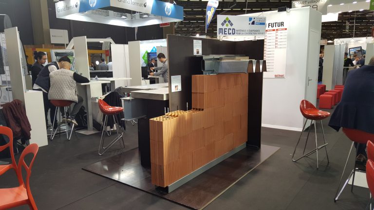 Présentation de Démodulor sur le stand de MECD au salon BATIMAT 2017